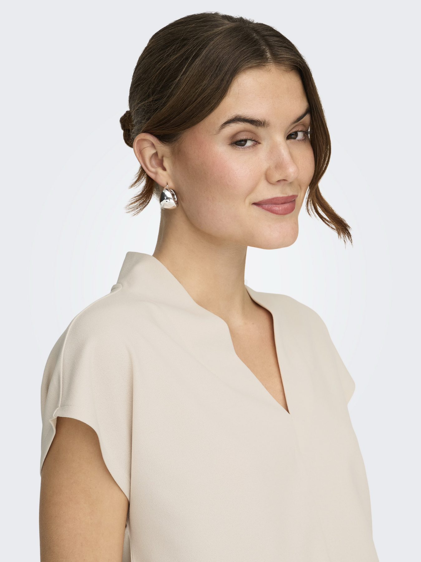 Футболки и поло JDY JOY LIFE S/S TOP модель 15363209_Sandshell Футболки и поло JDY JOY LIFE S/S TOP модель 15363209_Sandshell Фото