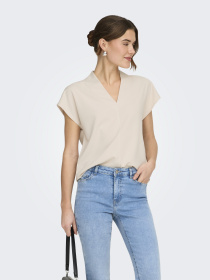 Футболки і поло JDY JOY LIFE S/S TOP модель 15363209_Sandshell Фото