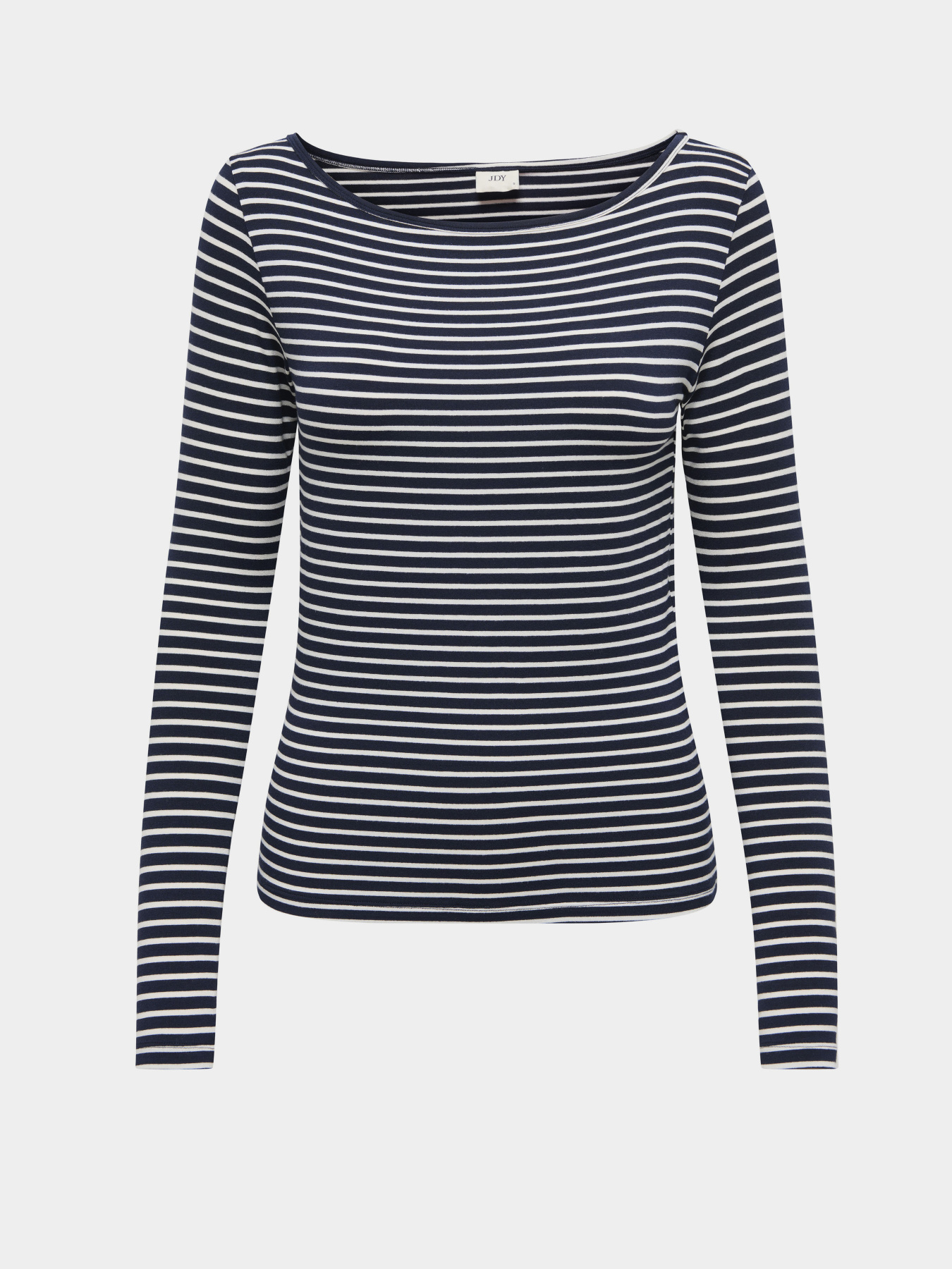 Худи и свитшоты JDY SISSY L/S BOATNECK TOP модель 15364527_Sky Captain CLOUD DANCER Фото