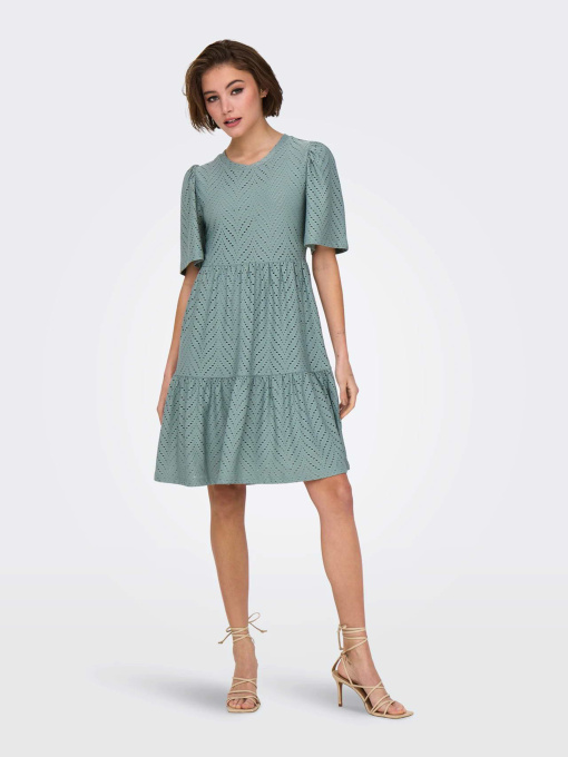 Платья JDY CARLA CATHINKA S/S DRESS модель 15254680_Chinois Green Фото