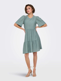 Платья JDY CARLA CATHINKA S/S DRESS модель 15254680_Chinois Green Фото