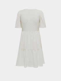 Платья JDY CARLA CATHINKA S/S DRESS модель 15254680_Cloud Dancer Фото