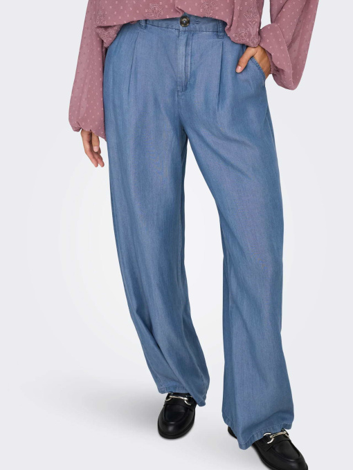 Брюки JDY JASPER HW WIDE PANT модель 15283508_Medium Blue Denim Фото