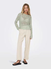 Худи и свитшоты JDY SUN LAY L/S BOATNECK PULLOV. K модель 15287384_Desert Sage Фото