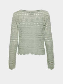 Худи и свитшоты JDY SUN LAY L/S BOATNECK PULLOV. K модель 15287384_Desert Sage Фото