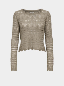 Худі та світшоти JDY SUN LAY L/S BOATNECK PULLOV. K модель 15287384_Greige Фото