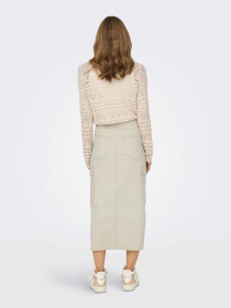 Худи и свитшоты JDY SUN LAY L/S BOATNECK PULLOV. K модель 15287384_Tapioca Фото