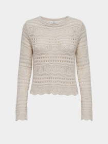 Худи и свитшоты JDY SUN LAY L/S BOATNECK PULLOV. K модель 15287384_Tapioca Фото