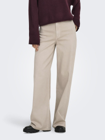 Брюки JDY IRIS STRETCH HW WIDE PANT модель 15341269_Chateau Gray Фото