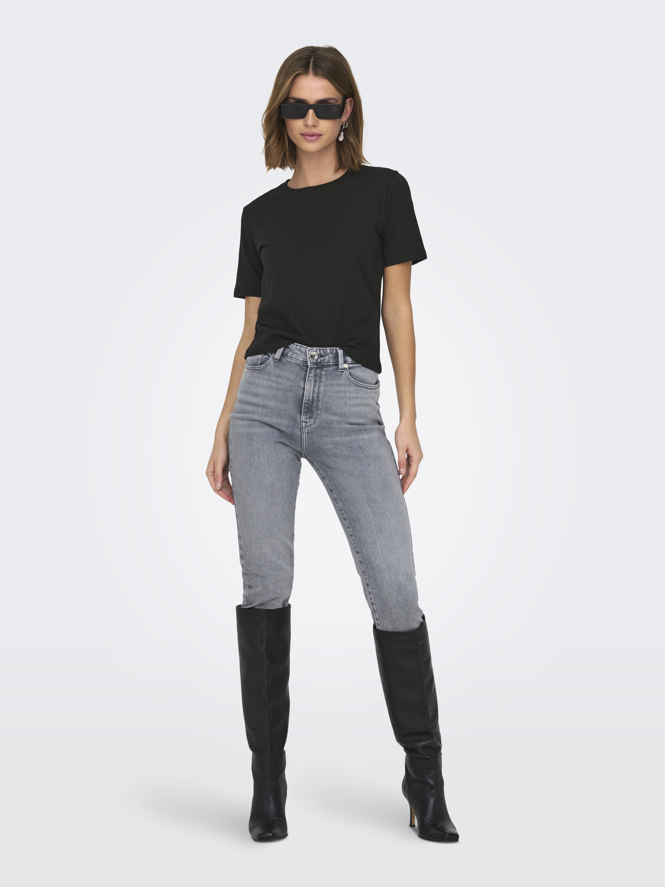 Футболки и поло JDY REX S/S TOP модель 15344612_Black Фото