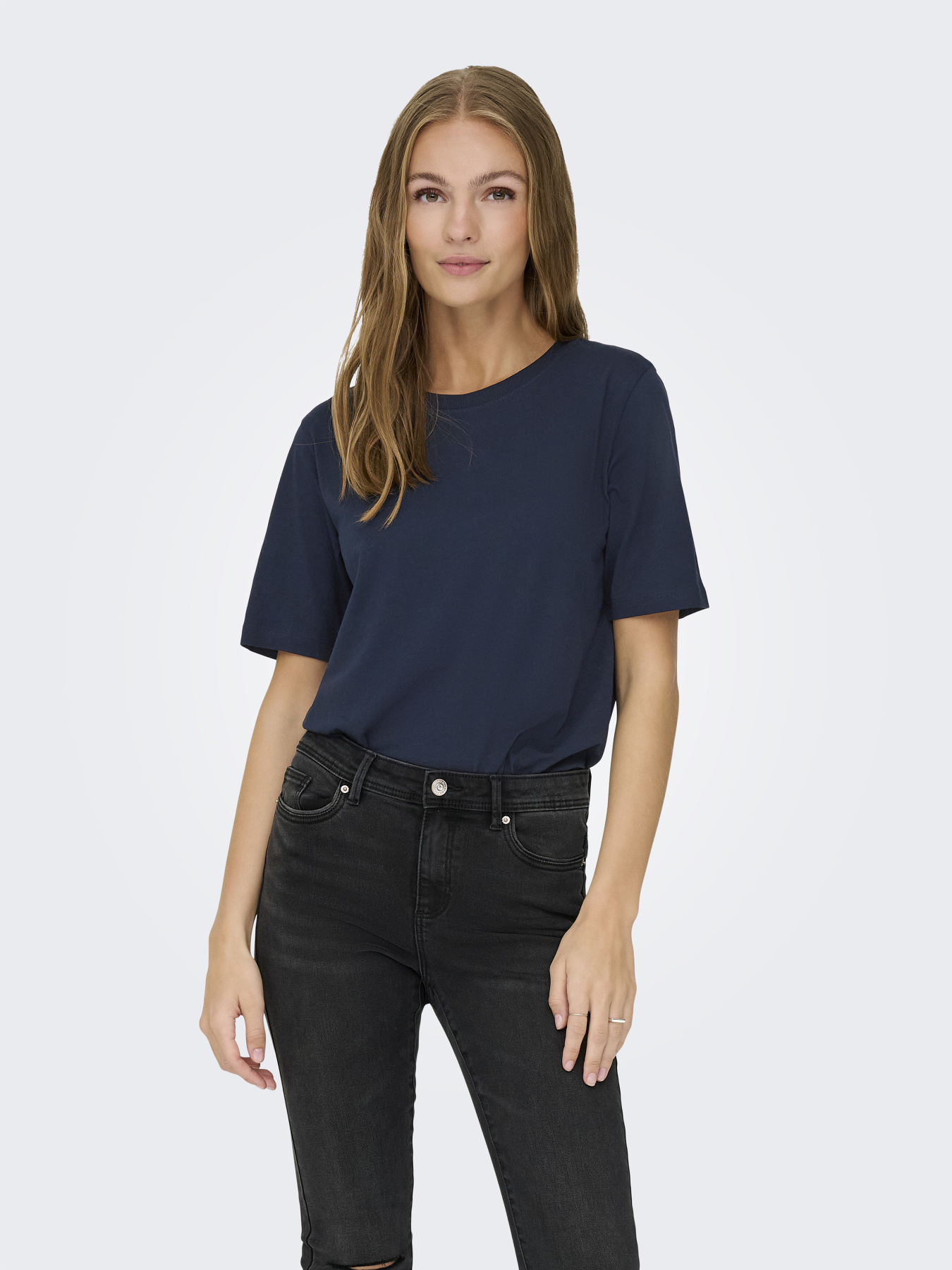 Футболки і поло JDY REX S/S TOP модель 15344612_Sky Captain Футболки і поло JDY REX S/S TOP модель 15344612_Sky Captain Фото
