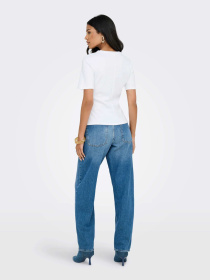 Футболки і поло JDY EVA S/S TOP модель 15370716_White Фото