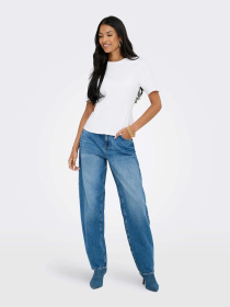 Футболки і поло JDY EVA S/S TOP модель 15370716_White Фото