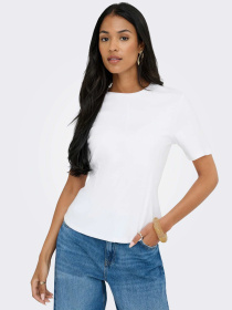 Футболки і поло JDY EVA S/S TOP модель 15370716_White Фото