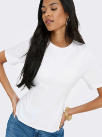 Футболки і поло JDY EVA S/S TOP модель 15370716_White Фото