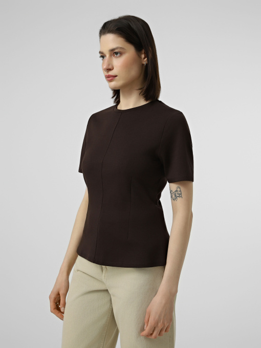 Футболки і поло JDY EVA S/S TOP модель 15370716_Black Coffee Фото