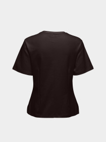 Футболки и поло JDY EVA S/S TOP модель 15370716_Black Coffee Фото