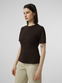 Футболки і поло JDY EVA S/S TOP модель 15370716_Black Coffee Фото