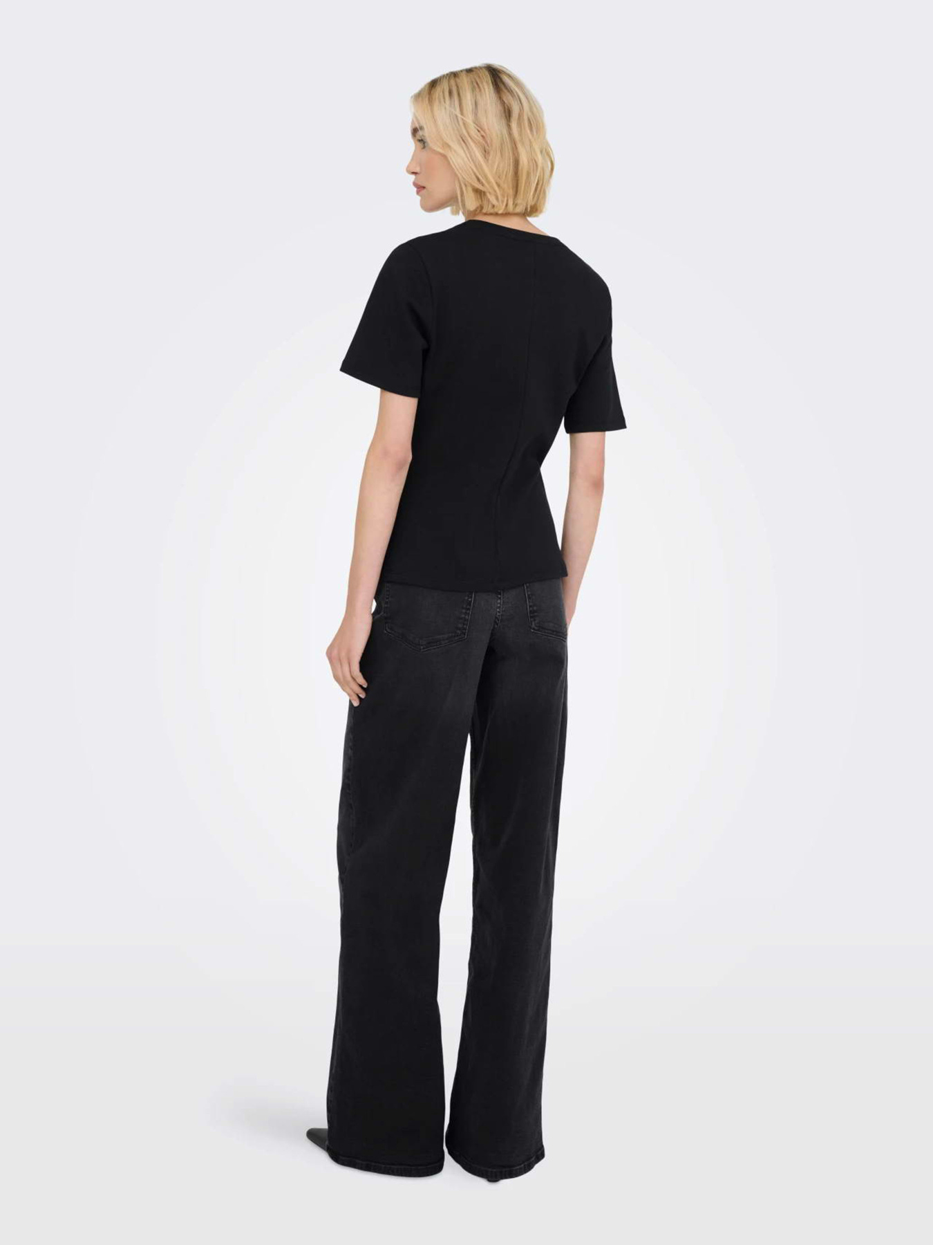 Футболки и поло JDY EVA S/S TOP модель 15370716_Black Фото