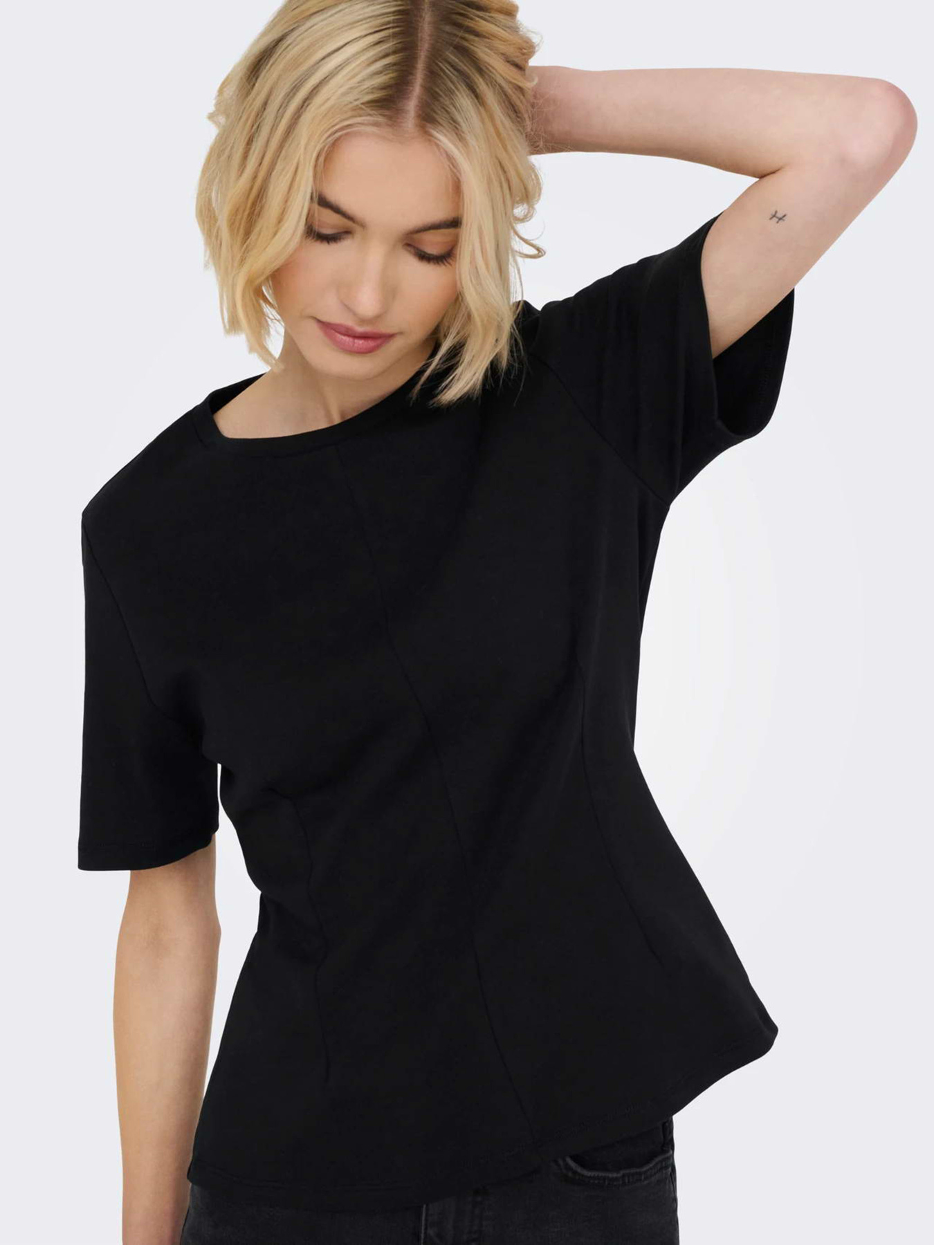 Футболки и поло JDY EVA S/S TOP модель 15370716_Black Фото