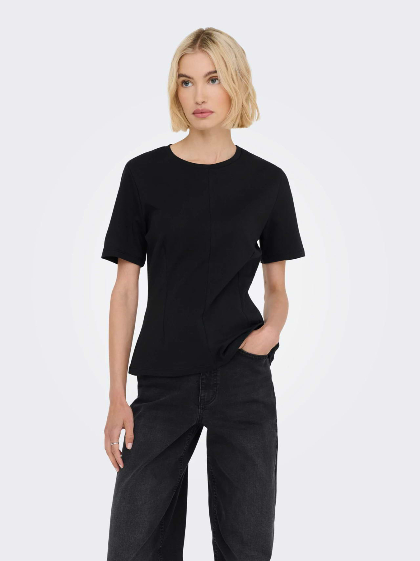 Футболки и поло JDY EVA S/S TOP модель 15370716_Black Фото