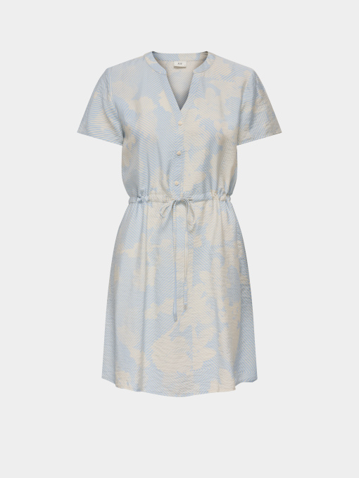 Платья JDY TROYA LIFE S/S V SHORT DRESS модель 15371204_Powder Blue 40-01-26 GRAPH Фото