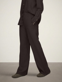 Брюки JDY SAY HW LINEN WIDE PANT модель 15318361_Chocolate Torte Фото