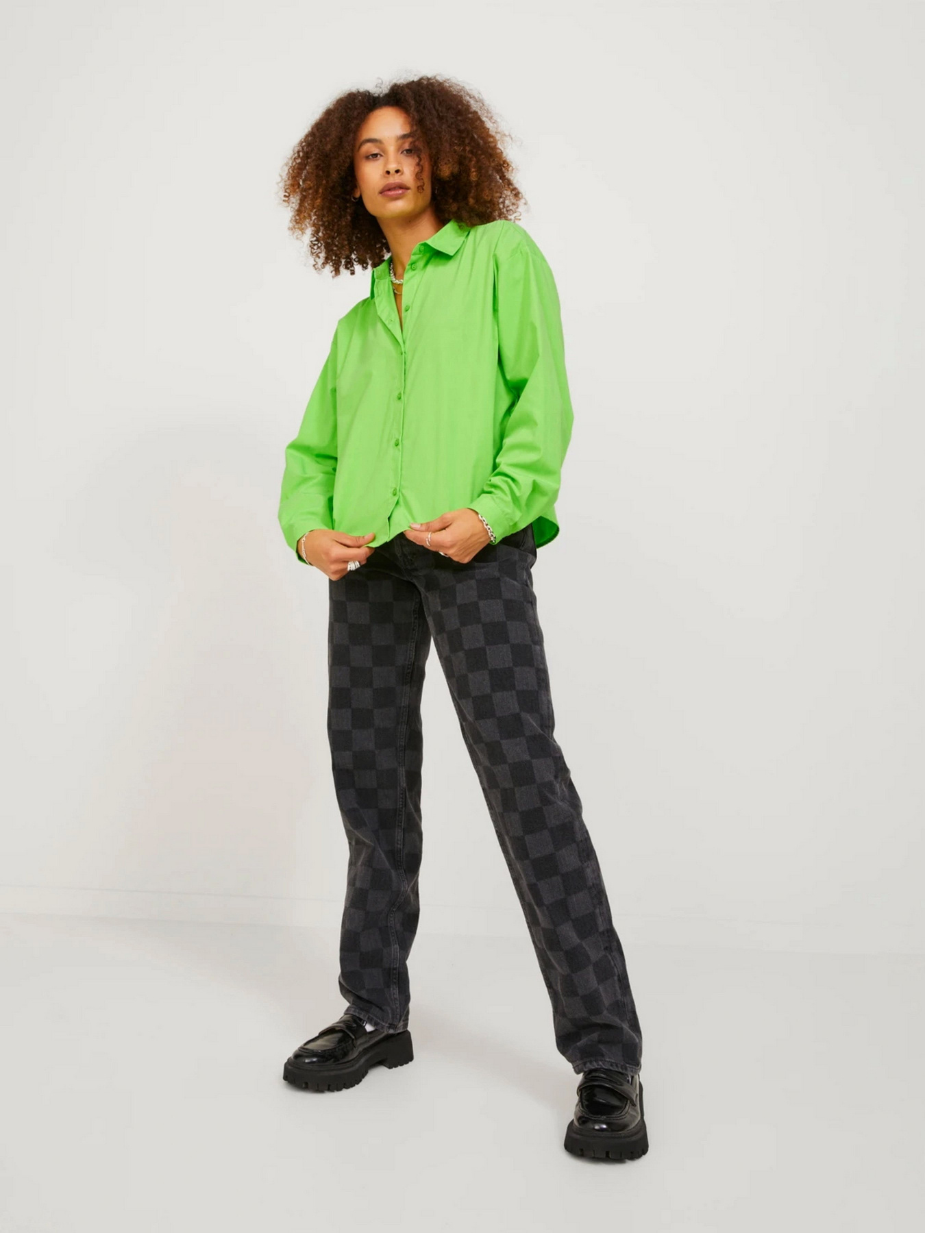 Сорочки JJXX JxMission модель 12203522_Green Flash Фото