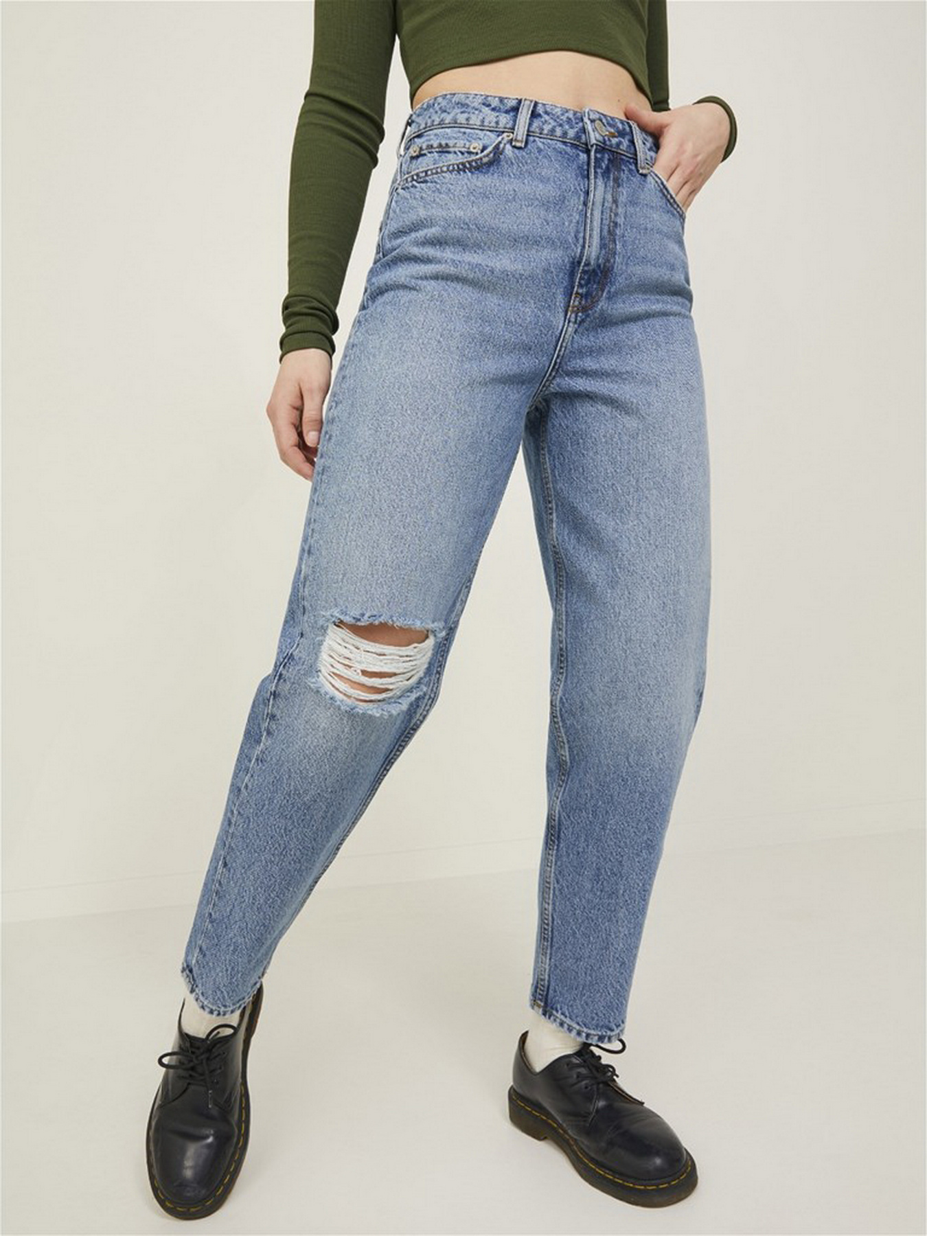 Джинси JJXX Lisbon модель 12213702_Medium Blue Denim Фото