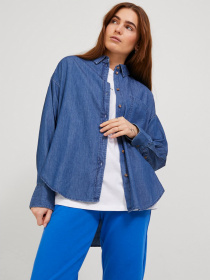 Сорочки JJXX JxJamie модель 12214025_Medium Blue Denim Фото