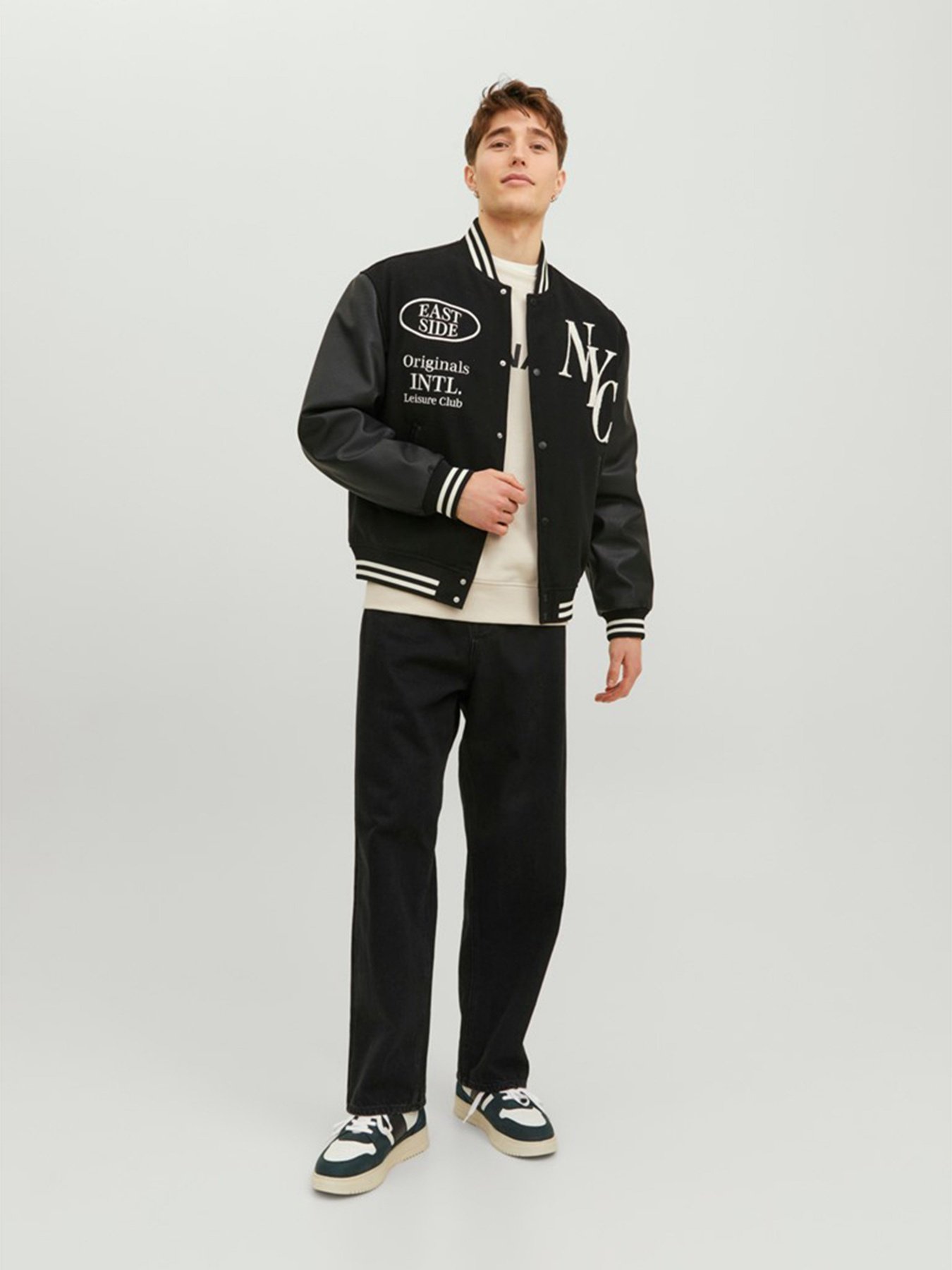 Джинсы JACK & JONES модель 12236089_Black Denim Джинсы JACK & JONES модель 12236089_Black Denim Фото