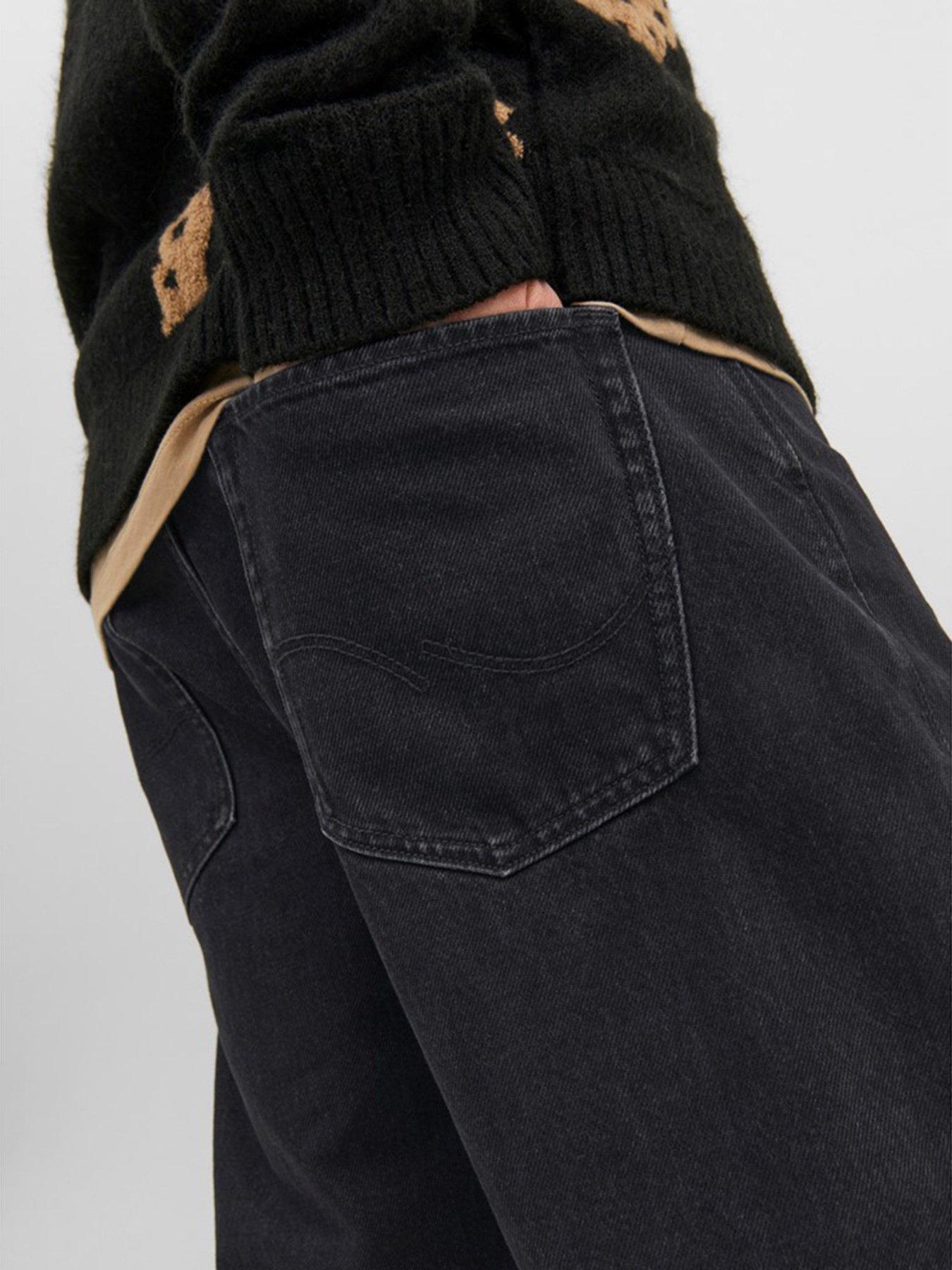 Джинсы JACK & JONES модель 12236089_Black Denim Джинсы JACK & JONES модель 12236089_Black Denim Фото