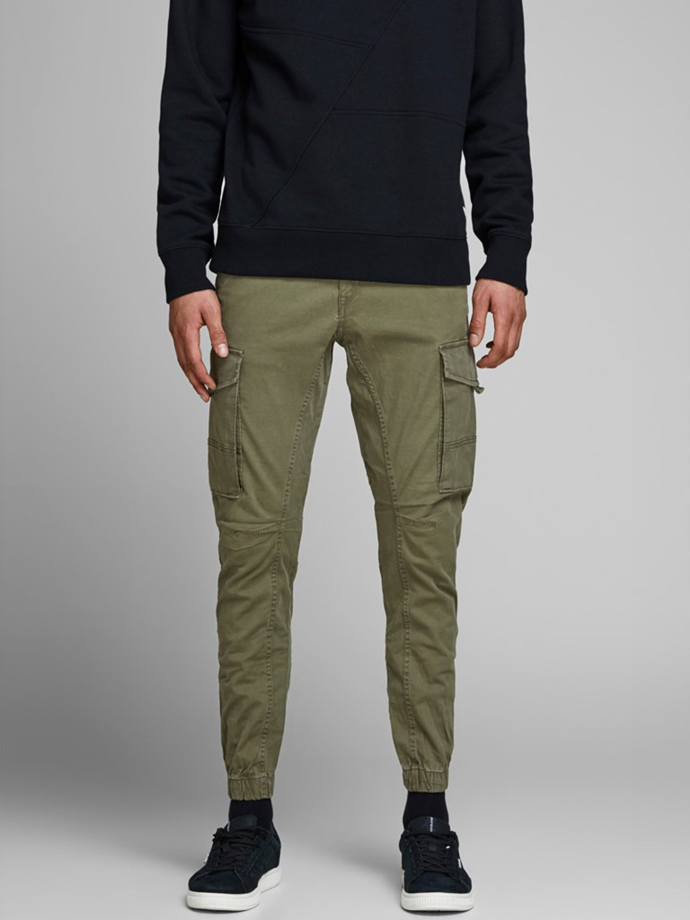 Брюки JACK & JONES модель 12141844_Olive Night Фото