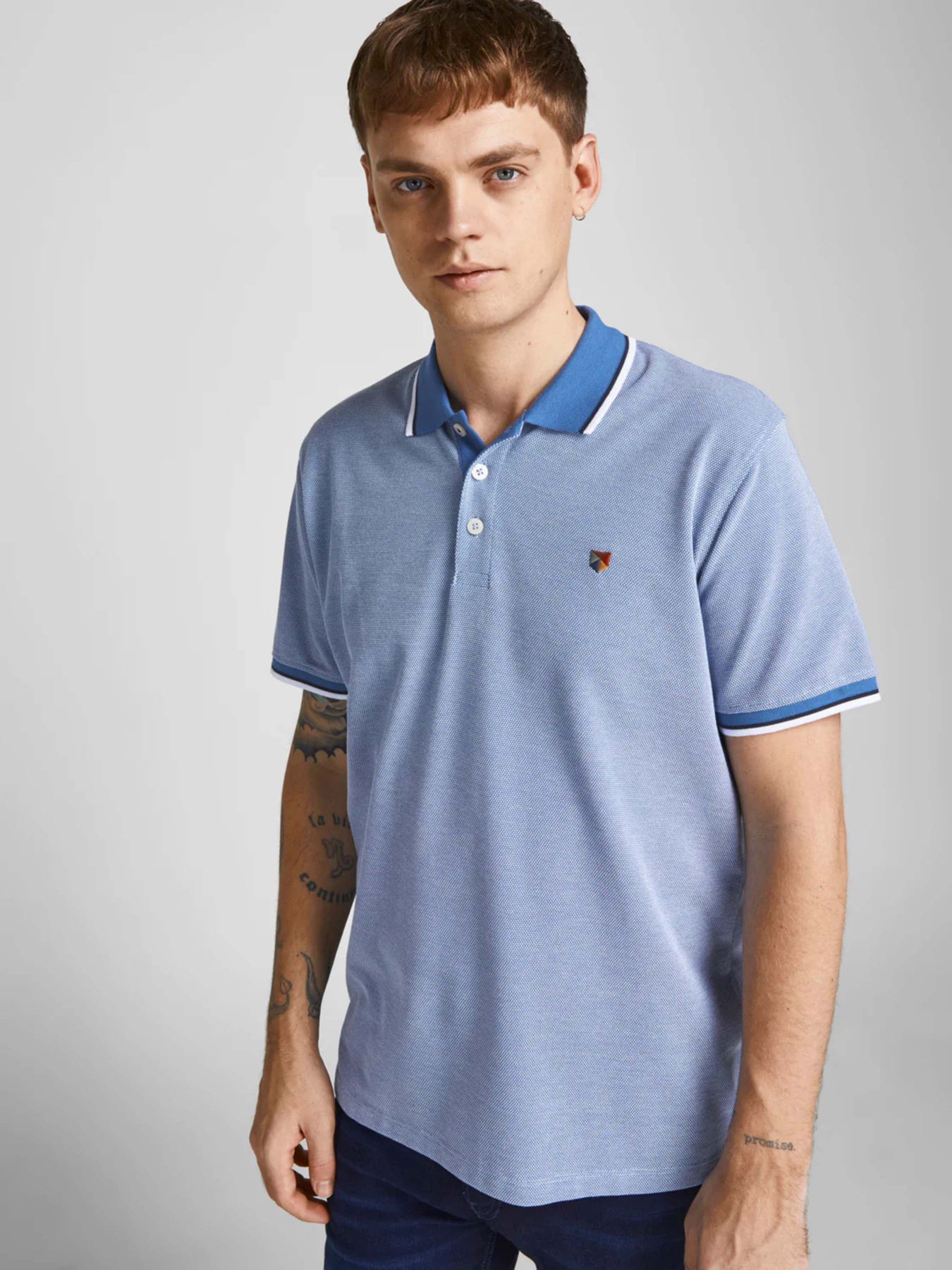 Футболки і поло JACK & JONES модель 12169064_Bright Cobalt Фото