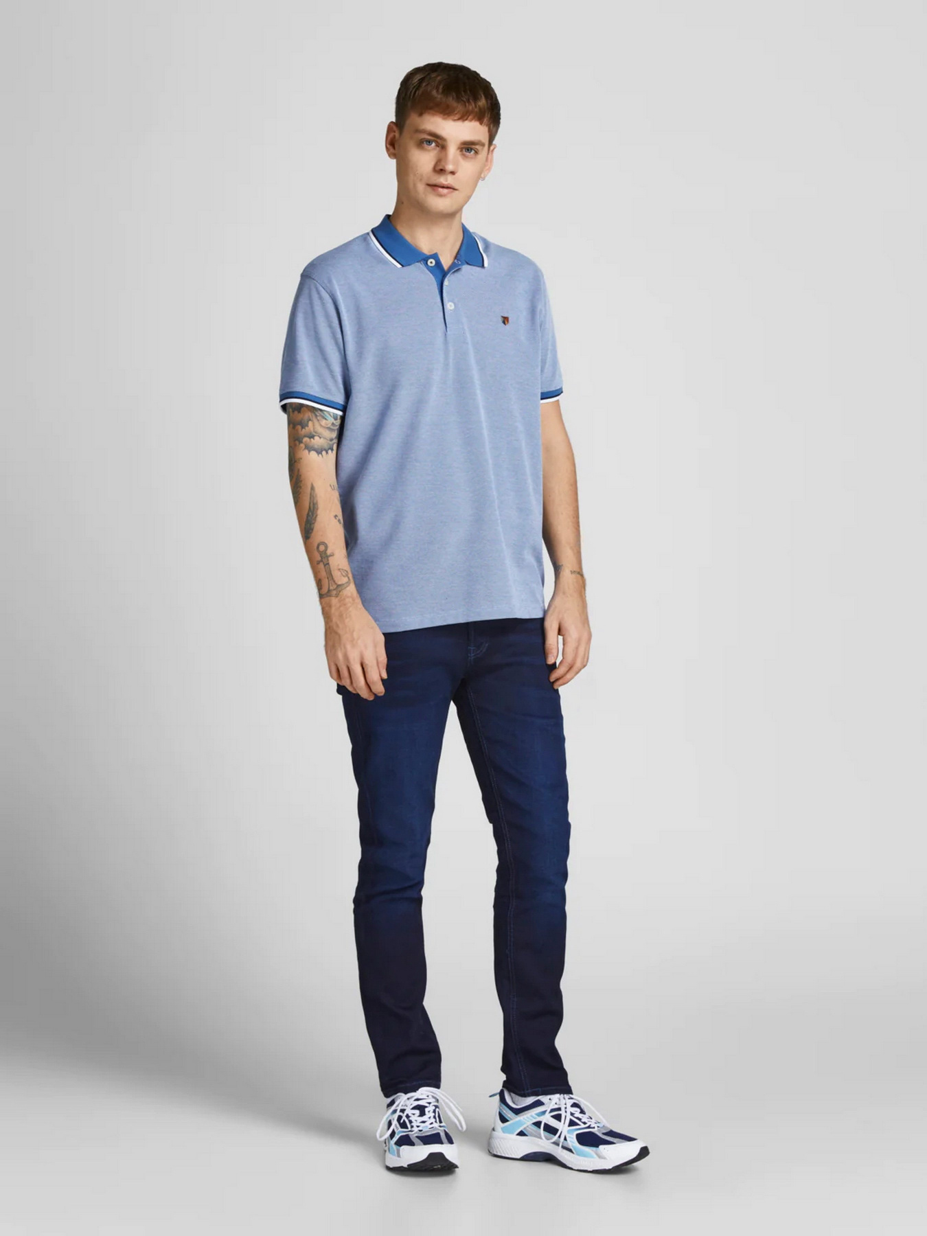 Футболки і поло JACK & JONES модель 12169064_Bright Cobalt Фото
