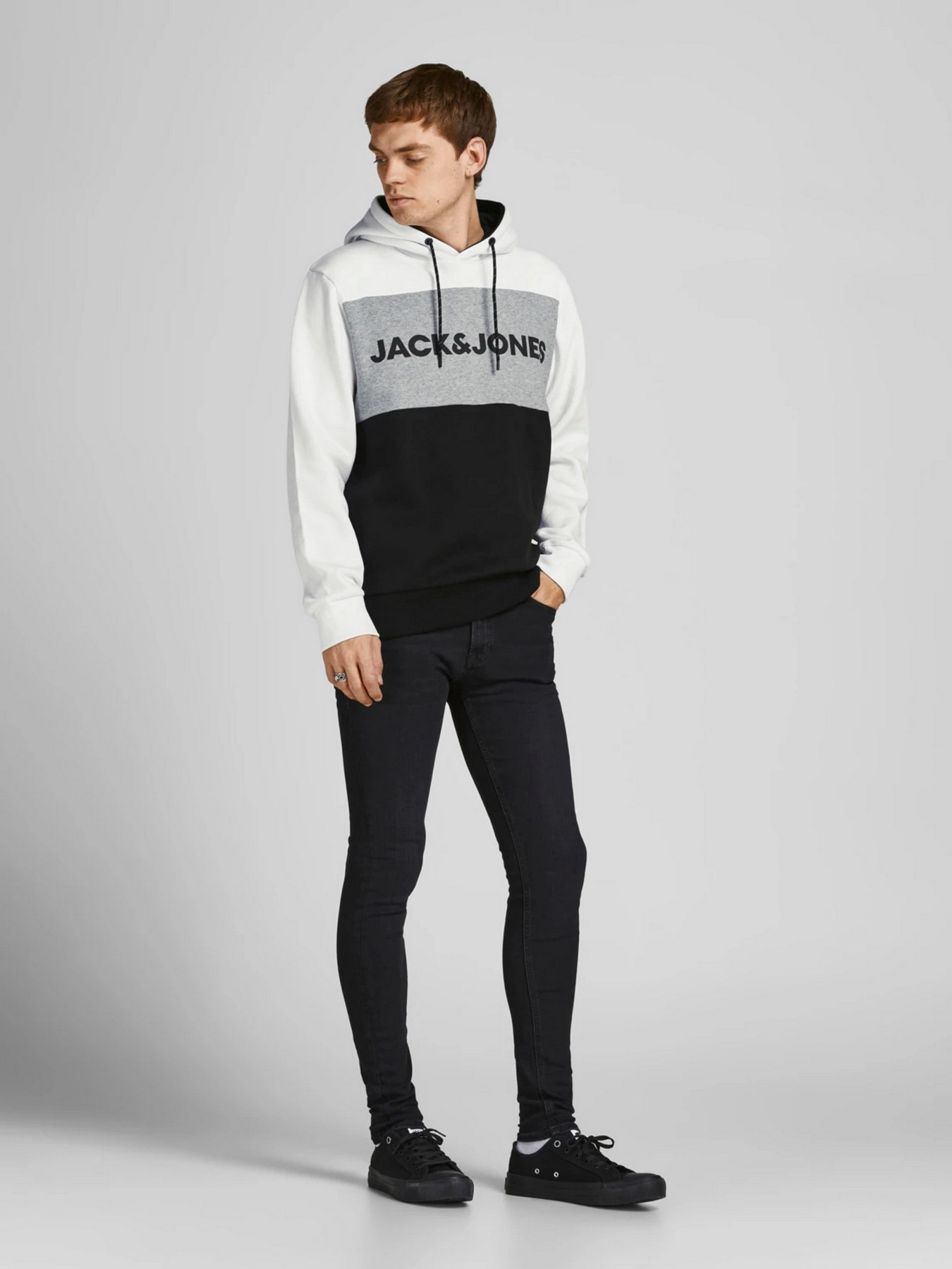 Худі та світшоти JACK & JONES модель 12172344_White Фото