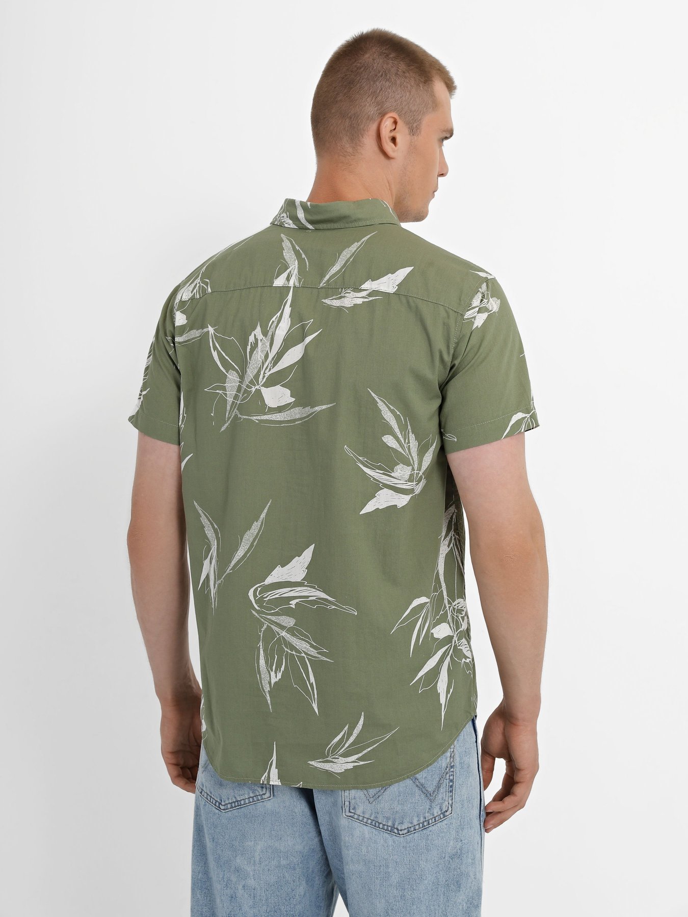 Сорочки JACK & JONES модель 12227680_Oil Green Сорочки JACK & JONES модель 12227680_Oil Green Фото