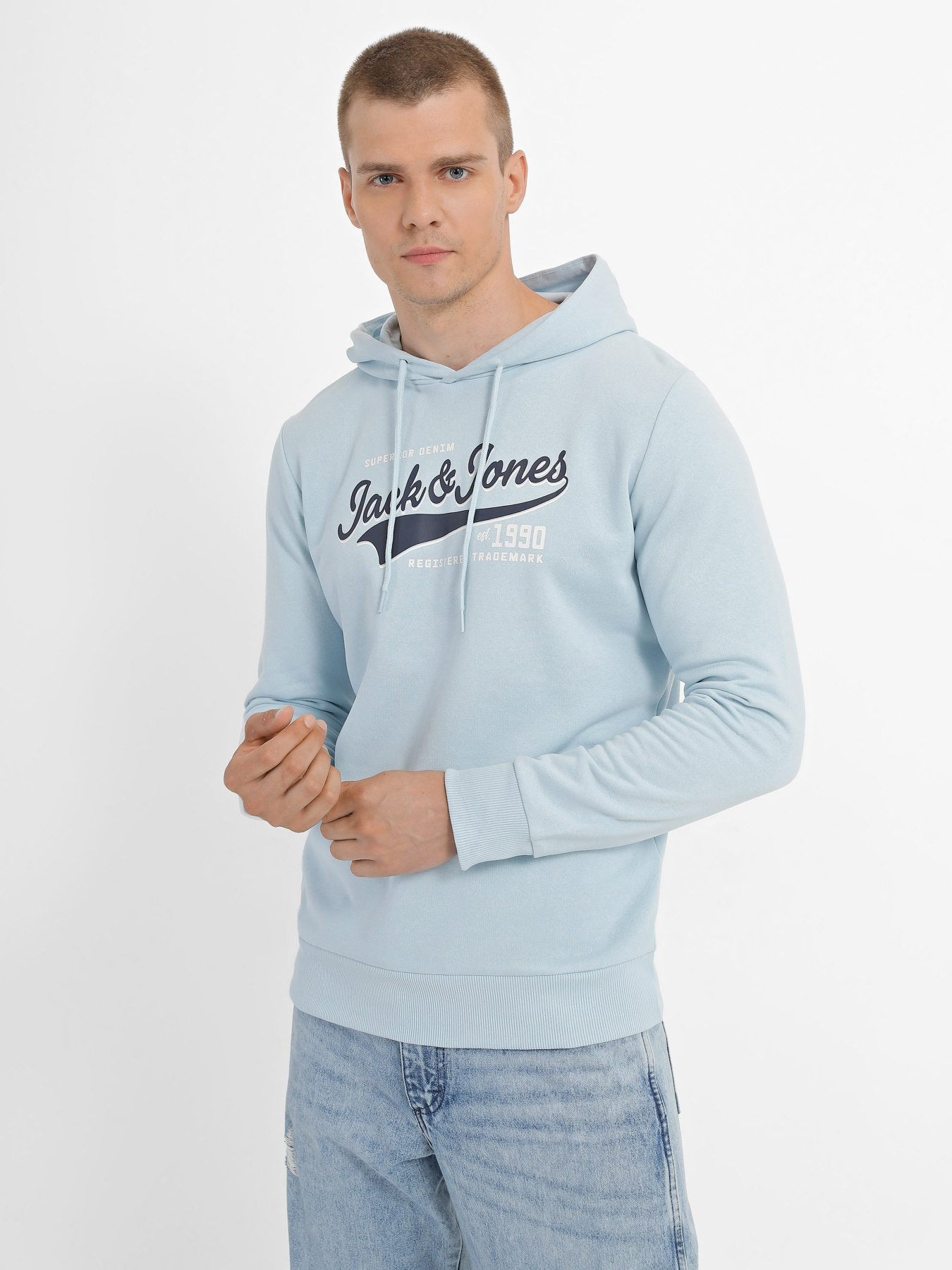 Худі та світшоти JACK & JONES модель 12231322_Winter Sky Худі та світшоти JACK & JONES модель 12231322_Winter Sky Фото