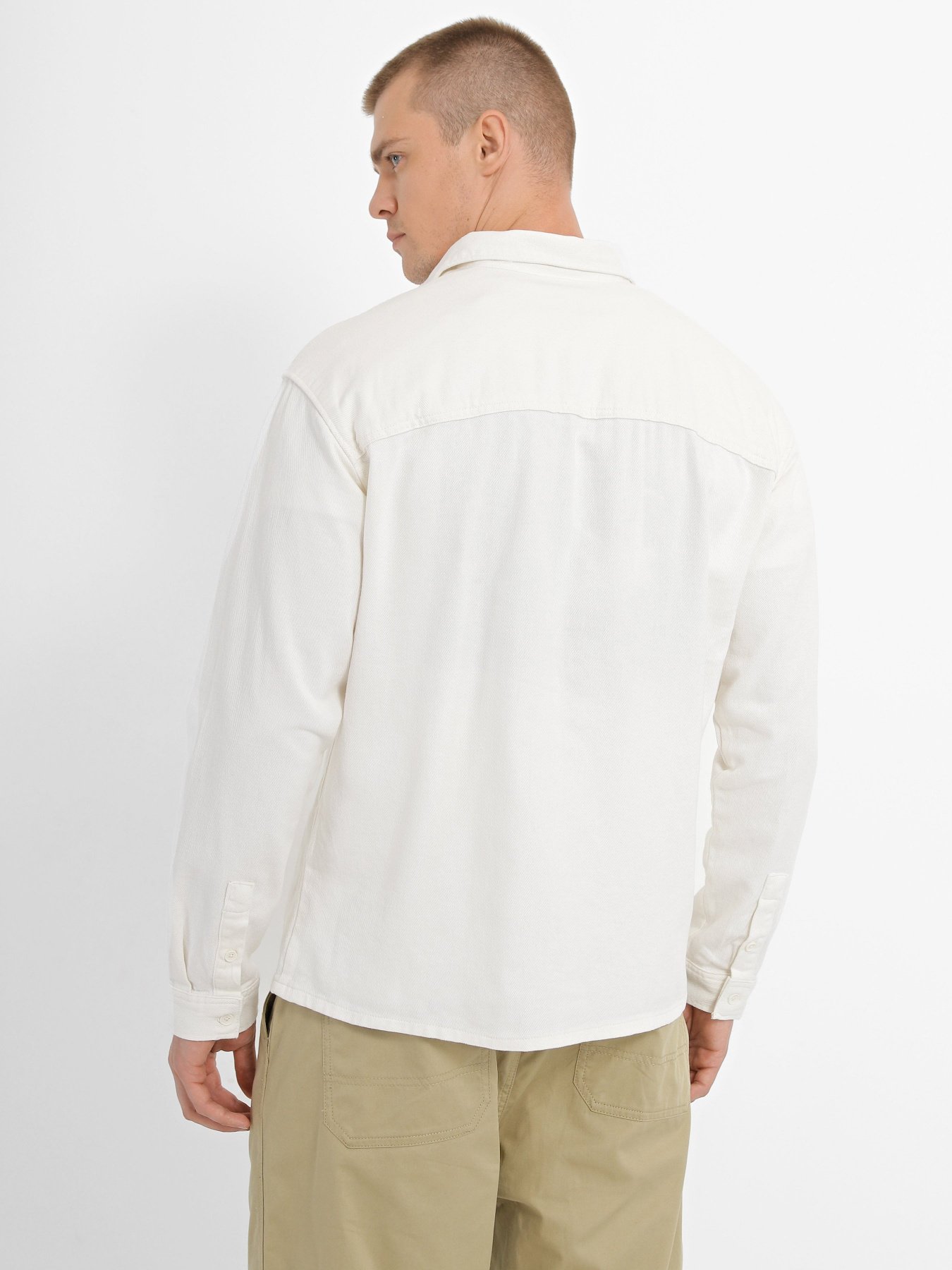 Сорочки JACK & JONES модель 12234209_Marshmallow Сорочки JACK & JONES модель 12234209_Marshmallow Фото