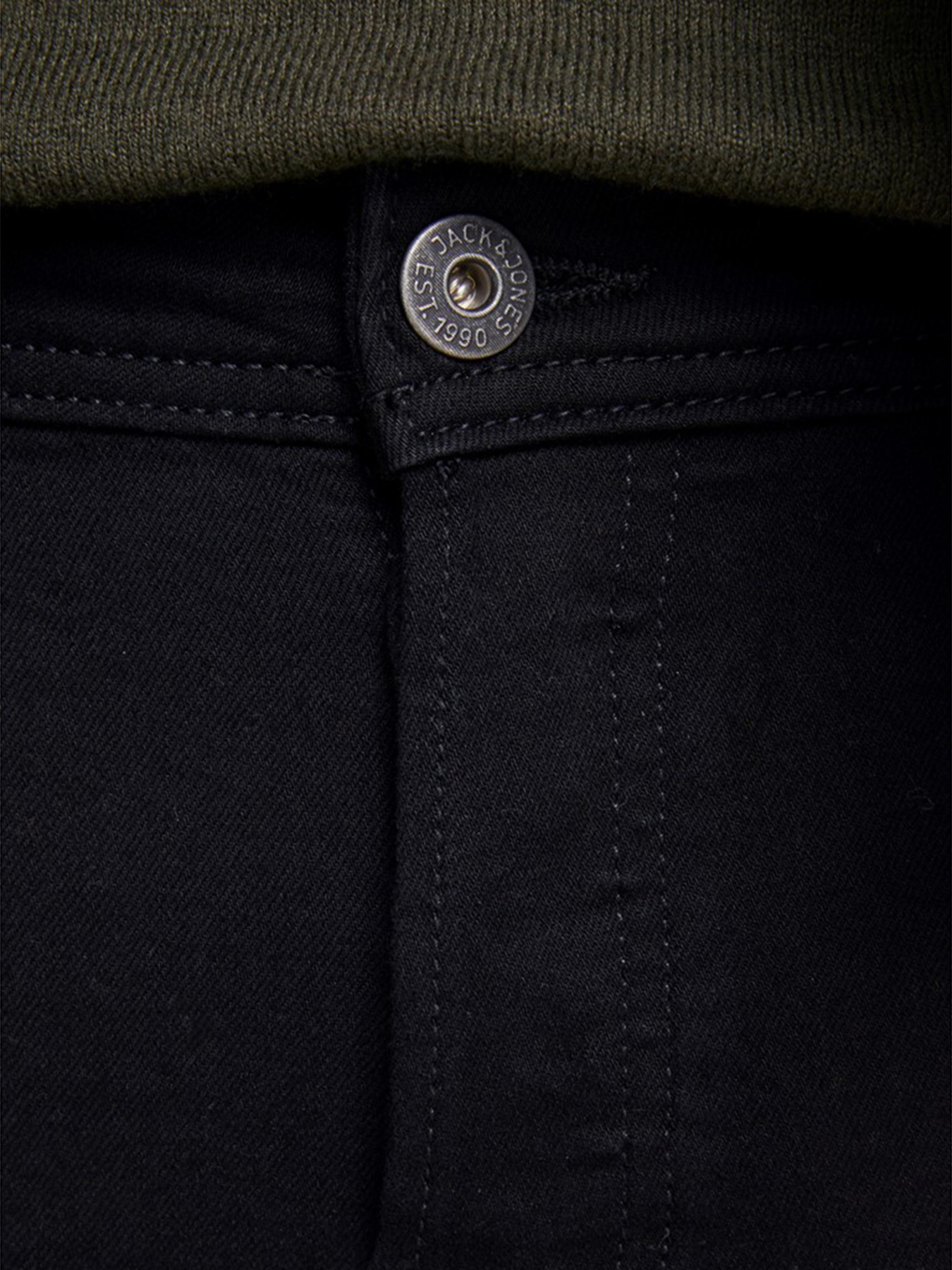 Джинсы JACK & JONES модель 12152346_Black Denim Джинсы JACK & JONES модель 12152346_Black Denim Фото