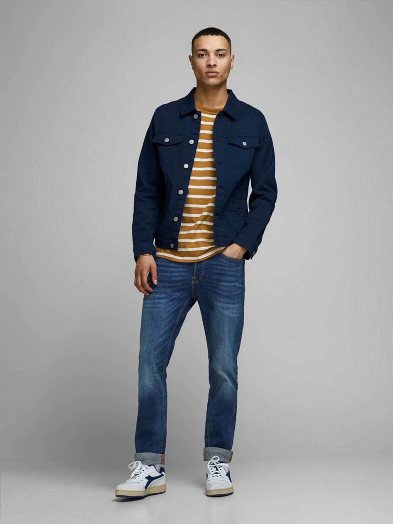 Джинсы JACK & JONES модель 12146384_Blue Denim Фото