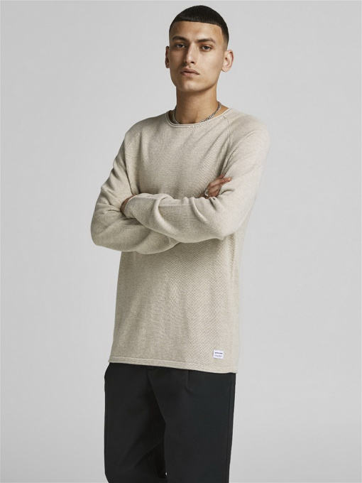 Свитры и кардиганы JACK & JONES модель 12157321_Oatmeal Фото