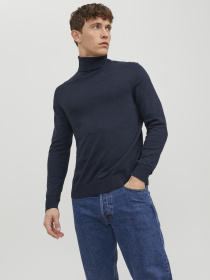 Светри та кардигани JACK & JONES EMIL KNIT ROLL NECK модель 12157417_Navy Blazer Фото