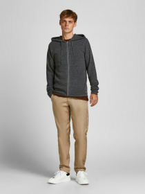 Худі та світшоти JACK & JONES модель 12190154_Dark Grey Melange Фото