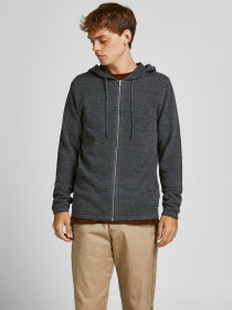 Худі та світшоти JACK & JONES модель 12190154_Dark Grey Melange Фото