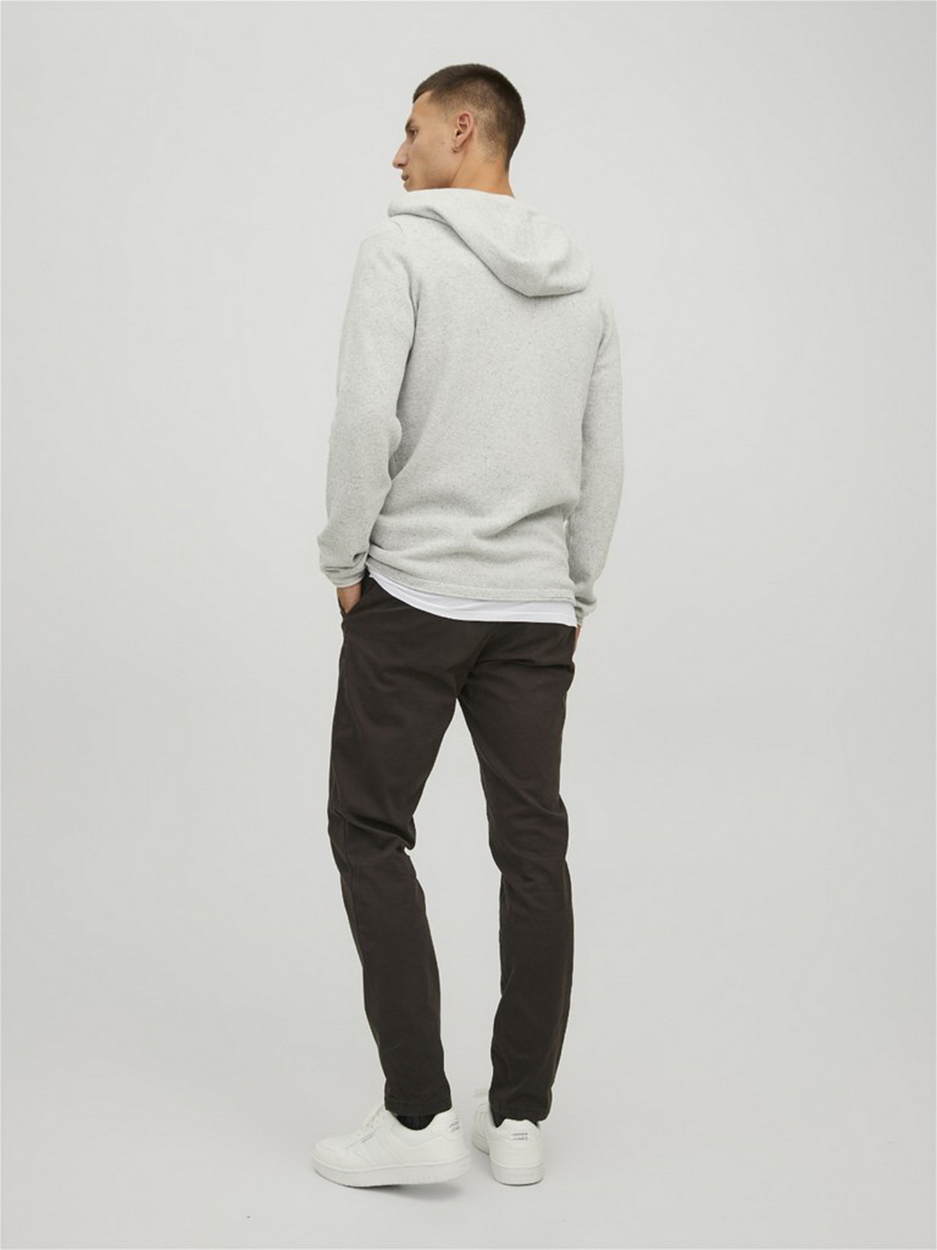 Худі та світшоти JACK & JONES модель 12190154_Light Grey Melange Худі та світшоти JACK & JONES модель 12190154_Light Grey Melange Фото
