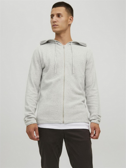 Худи и свитшоты JACK & JONES модель 12190154_Light Grey Melange Фото