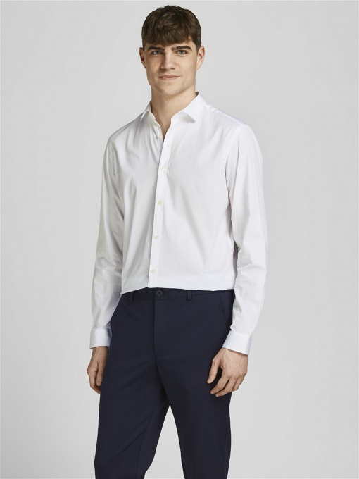 Сорочки JACK & JONES модель 12201905_White Фото
