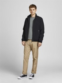 Куртки та дублянки JACK & JONES Jjerush Harrington модель 12204277_Black Фото