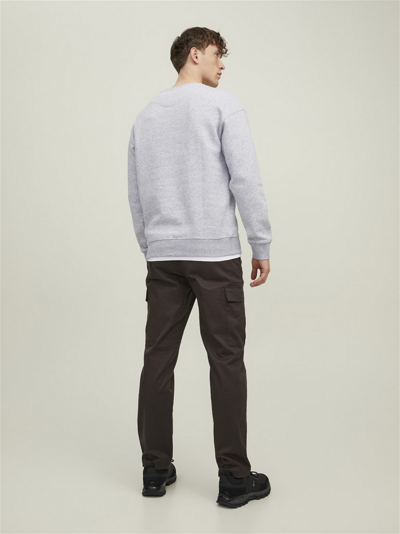 Худі та світшоти JACK & JONES модель 12208182_Light Grey Melange Худі та світшоти JACK & JONES модель 12208182_Light Grey Melange Фото